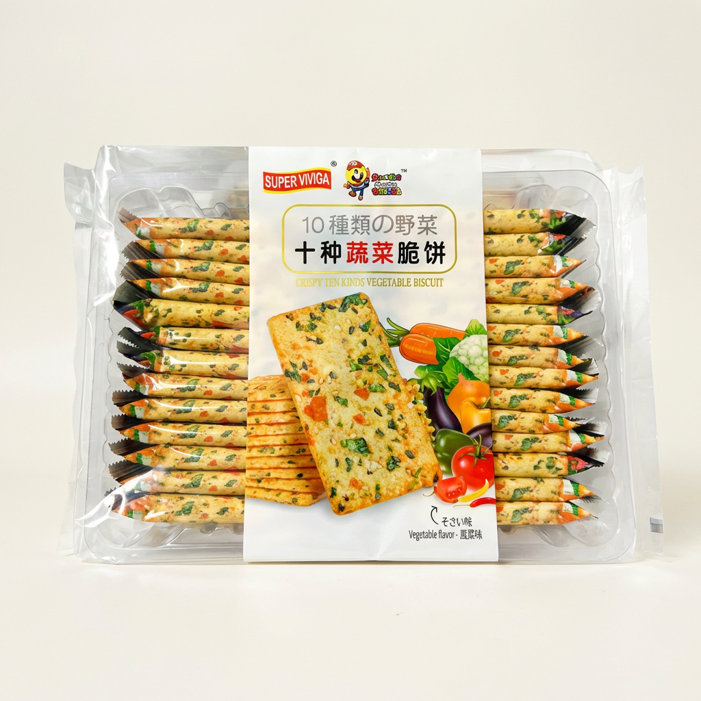 크리스피 10가지 야채맛 비스킷